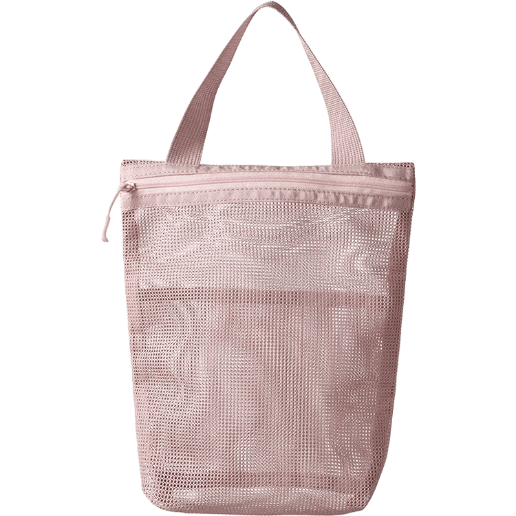 23x26cm Portable Toiletry Bag with Handy Handle Large Capacity Mesh Toiletry Storage Bag Makeup Bag for Business Trips Travel - VELORA LABS