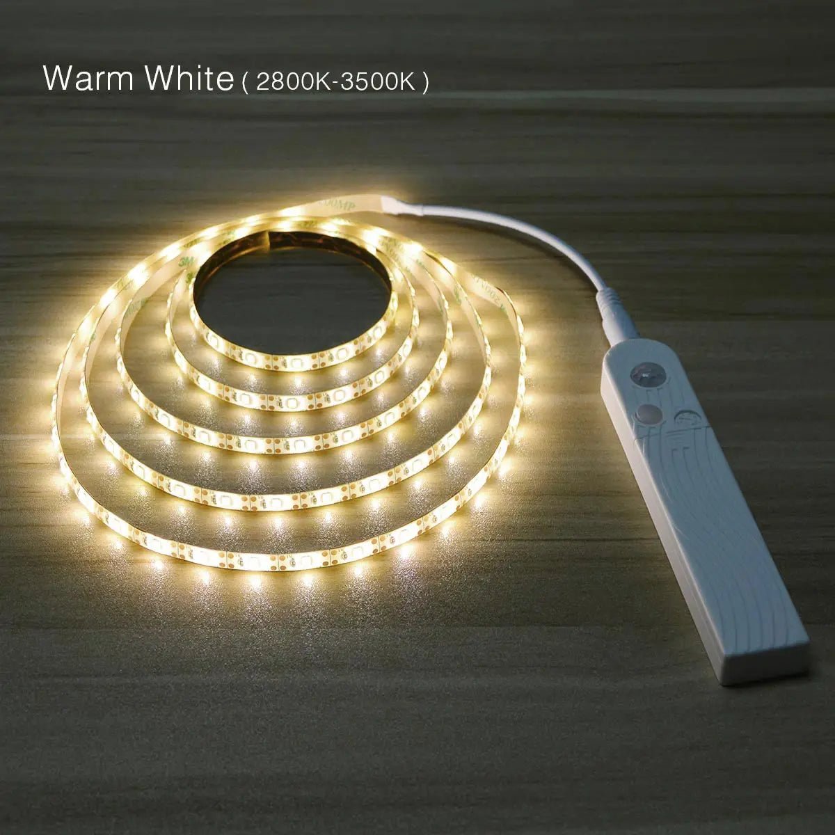 Waterproof Kitchen Cabinet Light Tape LED Motion Sensor LED Strip Light 5V Wireless PIR LED Lamp Battery Stairs Wardrobe Lamp - VELORA LABS