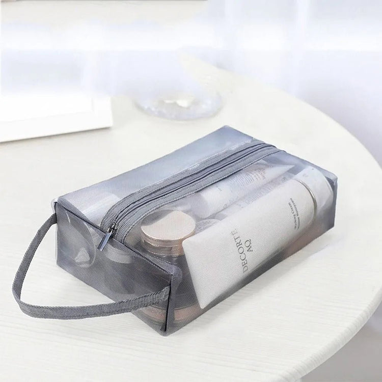 Handbag Large Capacity Toiletry Bag Transparent Women Cosmetic Bag Korean Storage Bag Zipper Makeup Bag Skin Care Storage Bag - VELORA LABS