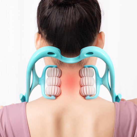 Multifunctional Manual Six-wheel Neck Massager Massage Relieve Roller Massage Tool VELORA LABS