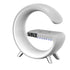 New Intelligent G Shaped LED Lamp Bluetooth Speake Wireless Charger Atmosphere Lamp App Control For Bedroom Home Decor - VELORA LABS