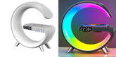 New Intelligent G Shaped LED Lamp Bluetooth Speake Wireless Charger Atmosphere Lamp App Control For Bedroom Home Decor - VELORA LABS
