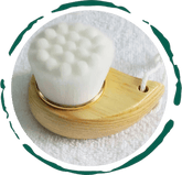 Facial Brush with Bamboo Handle - VELORA LABS