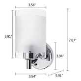 AC85 - 265V E27 LED Wall Light Modern Glass Decorative Lighting Sconce Fixture Lamp - VELORA LABS