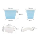 1500ml Foldable Fruits Vegetable Crisper Reusable Food Fresh - keeping Bag Freezer Cooking Fresh Silicone Food Storage Bags - VELORA LABS