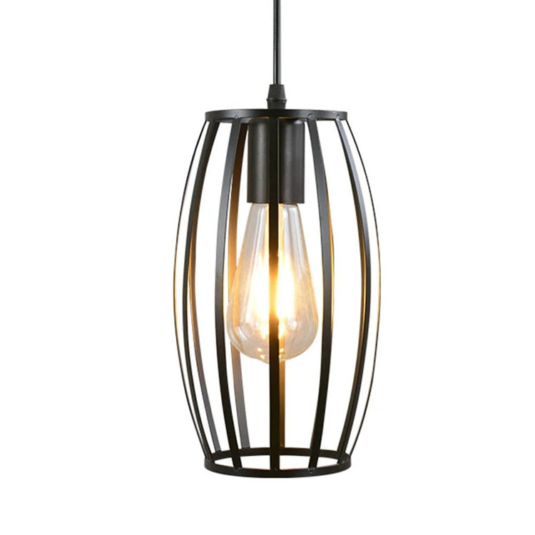 Retro Hanging Lights Geometric Nested Hanging Light Iron Flush Mount Retro Ceiling Down Light Pendant Lamp Home Decor Fixture - VELORA LABS