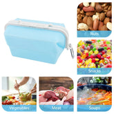 1500ml Foldable Fruits Vegetable Crisper Reusable Food Fresh - keeping Bag Freezer Cooking Fresh Silicone Food Storage Bags - VELORA LABS