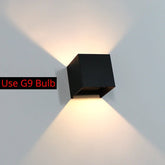 Led Wall Light With G9 Bulb Garden Wall Lamp IP65 Waterproof Light Fixture Indoor/Outdoor Lighting Decoration Aluminum AC220V - VELORA LABS