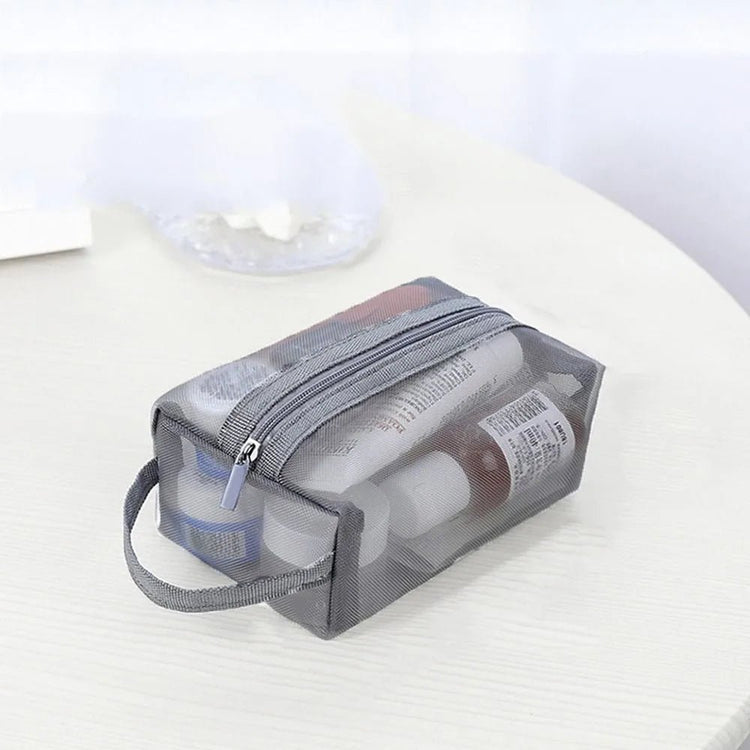 Handbag Large Capacity Toiletry Bag Transparent Women Cosmetic Bag Korean Storage Bag Zipper Makeup Bag Skin Care Storage Bag - VELORA LABS
