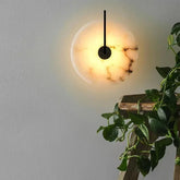 Nordic Wall Sconces Light Fixture Led Marble Moon Bedside Lamp Interior Indoor Lighting Home Bedroom Decor Modern Hotel Simple - VELORA LABS