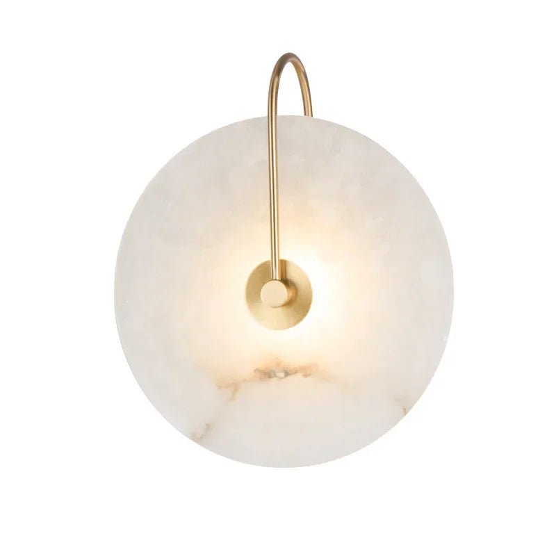 Nordic Wall Sconces Light Fixture Led Marble Moon Bedside Lamp Interior Indoor Lighting Home Bedroom Decor Modern Hotel Simple - VELORA LABS