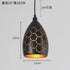 Modern LED pendant light iron Hollow metal cage pendant lamp living room restaurant shop bar fixture decoration - VELORA LABS