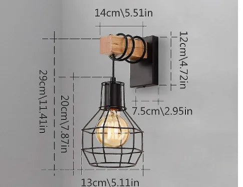 Modern Indoor Wall Light - Decorative Sconce for Bedroom, Living Room & Bathroom - LED Wall Lamp Fixture - VELORA LABS