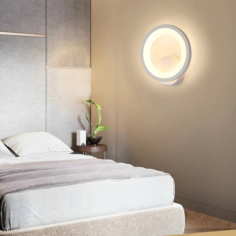 Round Wall Mount Light European Wall Sconces Lighting Wall Lamp Fixture for Bedside Corridor Bedroom Living Room Hallway Light - VELORA LABS