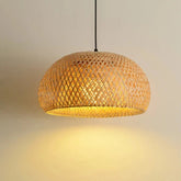 Bamboo Pendant Lamp Lustre Chandelier Hanging Lamp Handmade Rattan Pendant Light Fixture Restaurant Dining Room Indoor Lighting - VELORA LABS