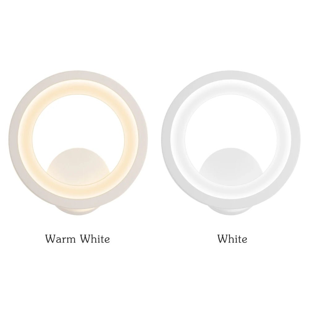 Round Wall Mount Light European Wall Sconces Lighting Wall Lamp Fixture for Bedside Corridor Bedroom Living Room Hallway Light - VELORA LABS