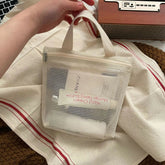 Makeup Toiletry Storage Bags Mesh Handbags Portable Travel Washing Body Shower Tools Organizer Hanging Cosmetic Organizer Pouch - VELORA LABS