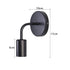 Nordic Modern Wall Lamp Iron Black E27 Indoor Lighting Bedside Bedroom Bathroom Lamp Sconce Wall Light Fixture Industrial Decor - VELORA LABS
