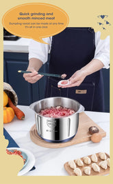 5L Electric Meat Grinders 304 Stainless Steel Food Crusher Multifunctional Vegetable Slicer Chopper Mincer Baby Food Processor - VELORA LABS