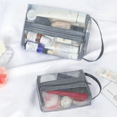 Handbag Large Capacity Toiletry Bag Transparent Women Cosmetic Bag Korean Storage Bag Zipper Makeup Bag Skin Care Storage Bag - VELORA LABS