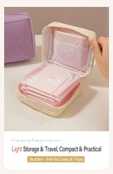 Toiletry Bag Sanitary Pad Pouch Small Makeup Bag Cosmetic Storage Pouch Women Pad Pouch Cute Cable Case VELORA LABS