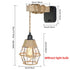 Modern Indoor Wall Light - Decorative Sconce for Bedroom, Living Room & Bathroom - LED Wall Lamp Fixture - VELORA LABS