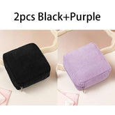 Toiletry Bag Sanitary Pad Pouch Small Makeup Bag Cosmetic Storage Pouch Women Pad Pouch Cute Cable Case VELORA LABS