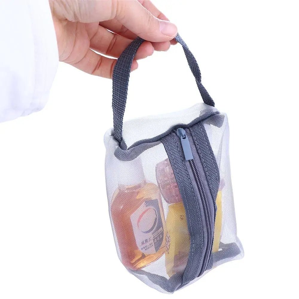 Handbag Large Capacity Toiletry Bag Transparent Women Cosmetic Bag Korean Storage Bag Zipper Makeup Bag Skin Care Storage Bag - VELORA LABS