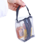 Handbag Large Capacity Toiletry Bag Transparent Women Cosmetic Bag Korean Storage Bag Zipper Makeup Bag Skin Care Storage Bag - VELORA LABS