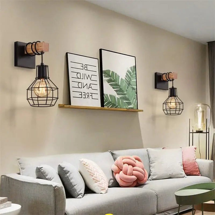 Modern Indoor Wall Light - Decorative Sconce for Bedroom, Living Room & Bathroom - LED Wall Lamp Fixture - VELORA LABS