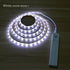 Waterproof Kitchen Cabinet Light Tape LED Motion Sensor LED Strip Light 5V Wireless PIR LED Lamp Battery Stairs Wardrobe Lamp - VELORA LABS
