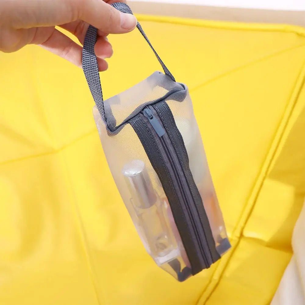 Handbag Large Capacity Toiletry Bag Transparent Women Cosmetic Bag Korean Storage Bag Zipper Makeup Bag Skin Care Storage Bag - VELORA LABS