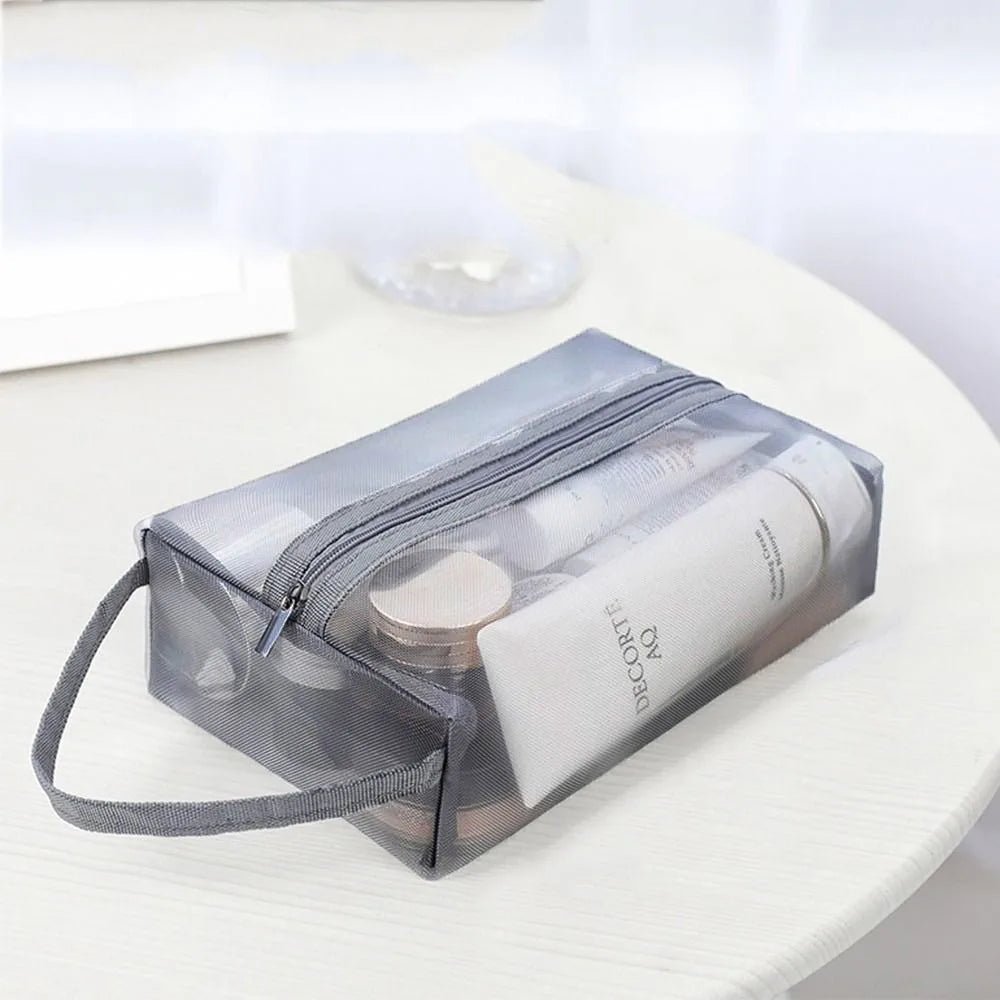 Handbag Large Capacity Toiletry Bag Transparent Women Cosmetic Bag Korean Storage Bag Zipper Makeup Bag Skin Care Storage Bag - VELORA LABS