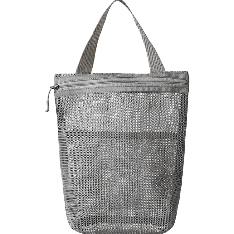 23x26cm Portable Toiletry Bag with Handy Handle Large Capacity Mesh Toiletry Storage Bag Makeup Bag for Business Trips Travel - VELORA LABS