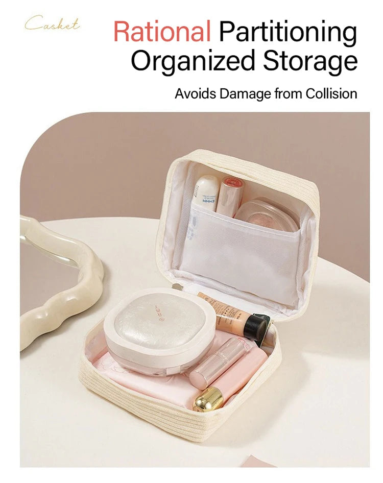 Toiletry Bag Sanitary Pad Pouch Small Makeup Bag Cosmetic Storage Pouch Women Pad Pouch Cute Cable Case VELORA LABS