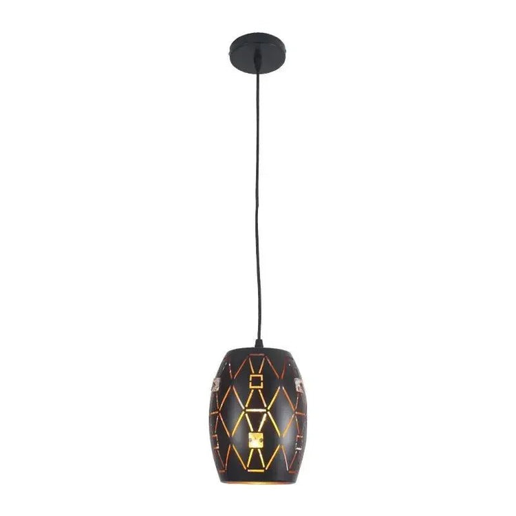 Modern LED pendant light iron Hollow metal cage pendant lamp living room restaurant shop bar fixture decoration - VELORA LABS
