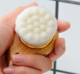 Facial Brush with Bamboo Handle - VELORA LABS