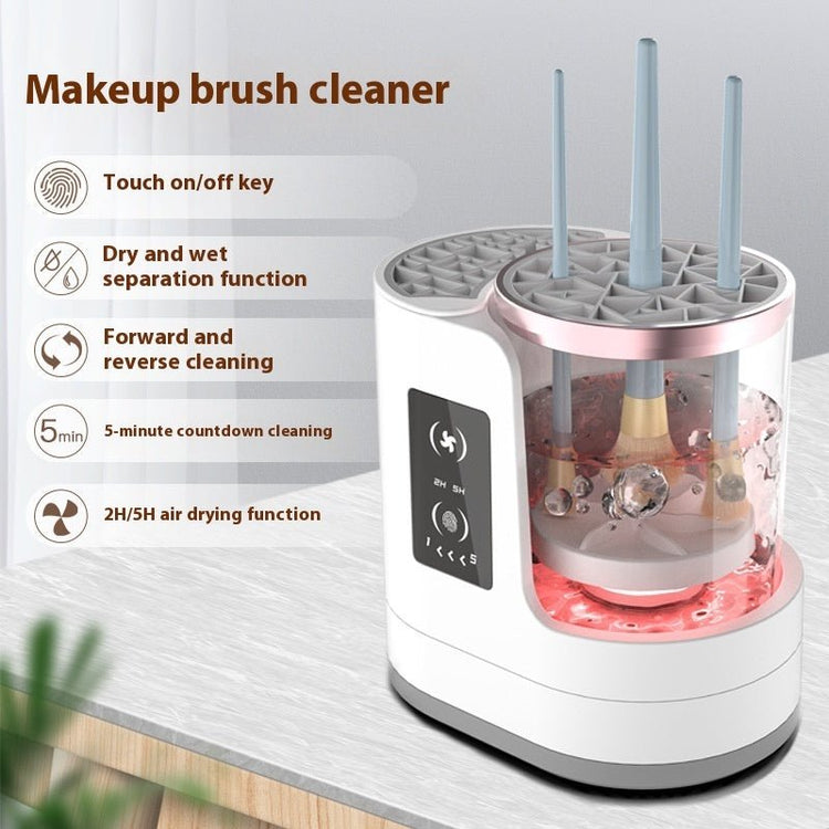 Electric Makeup Brush Cleaner Rechargeable Makeup Brushes Cleaning Tool Automatic Makeup Brush Cleaning Stand Device - VELORA LABS
